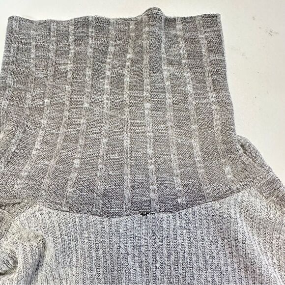 Anthropologie Grey Cowl Neck Knit Tunic, Size S - Picture 7 of 11